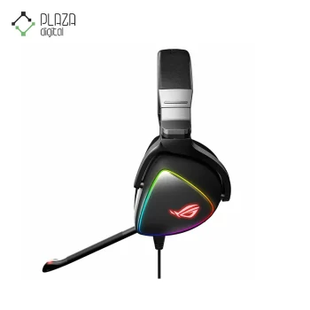 نمای اصلی هدست گیمینگ ایسوس مدل rog delta rgb hi-fi grade