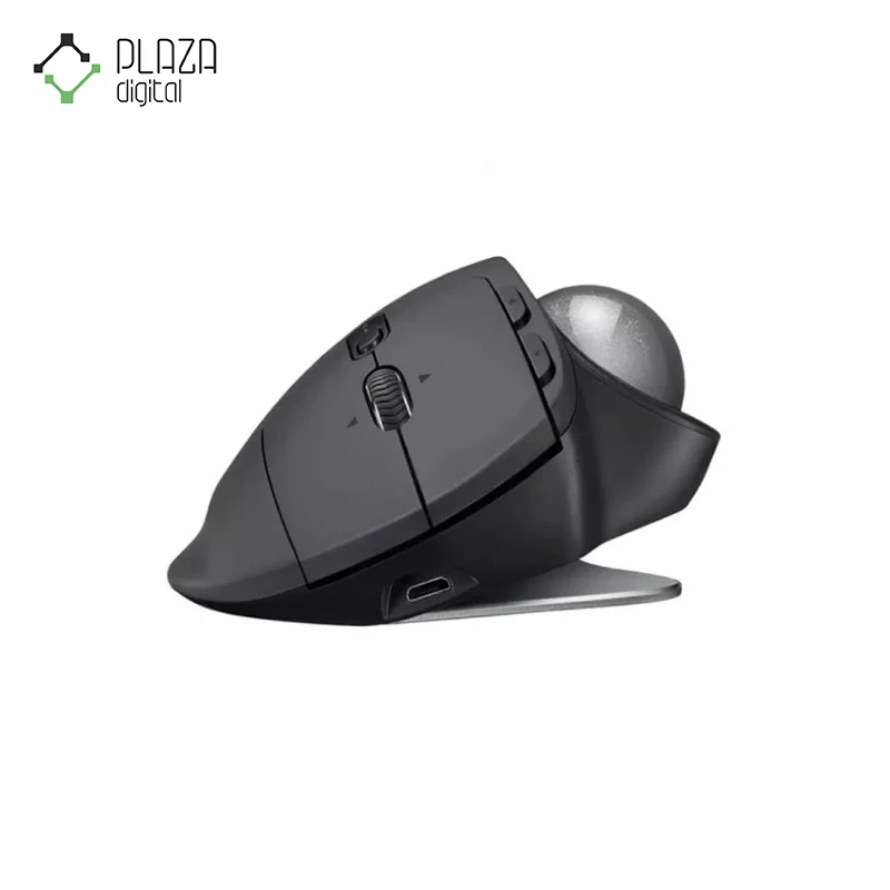 نمای رو به رو ماوس بی‌سیم لاجیتک مدل mx ergo trackball