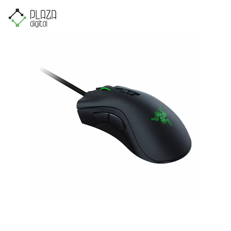 نمای پشت ماوس با سیم ریزر مدل deathadder v2