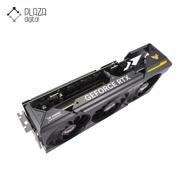 نمای کنار کارت گرافیک ایسوس مدل rtx4070