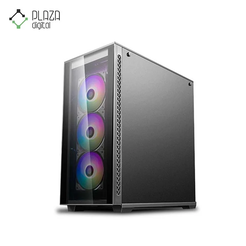 نمای کنار کیس کامپیوتر دیپ کول مدل matrexx-70-rgb رنگ مشکی