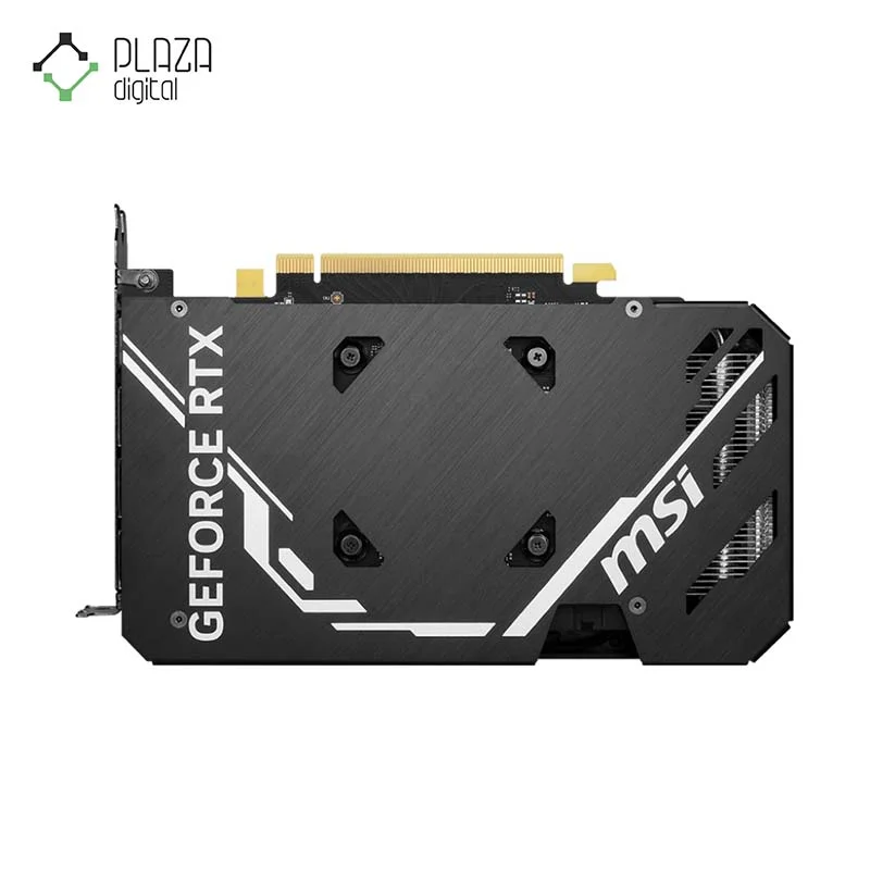 نمای پشت کارت گرافیک ام اس آی مدل GeForce RTX™ 4060 Ti VENTUS 2X BLACK 16G OC با حافظه 16 گیگابایت