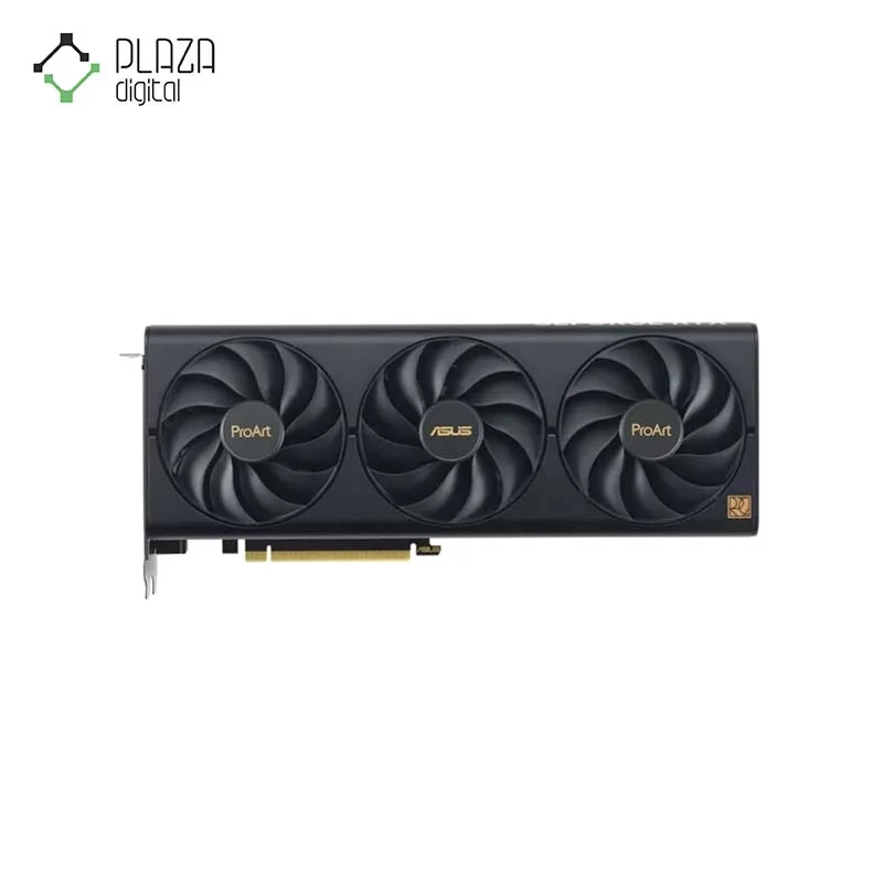 نمای رو به رو کارت گرافیک ایسوس مدل ProArt GeForce RTX 4070 OC Edition حافظه 12 گیگابایت