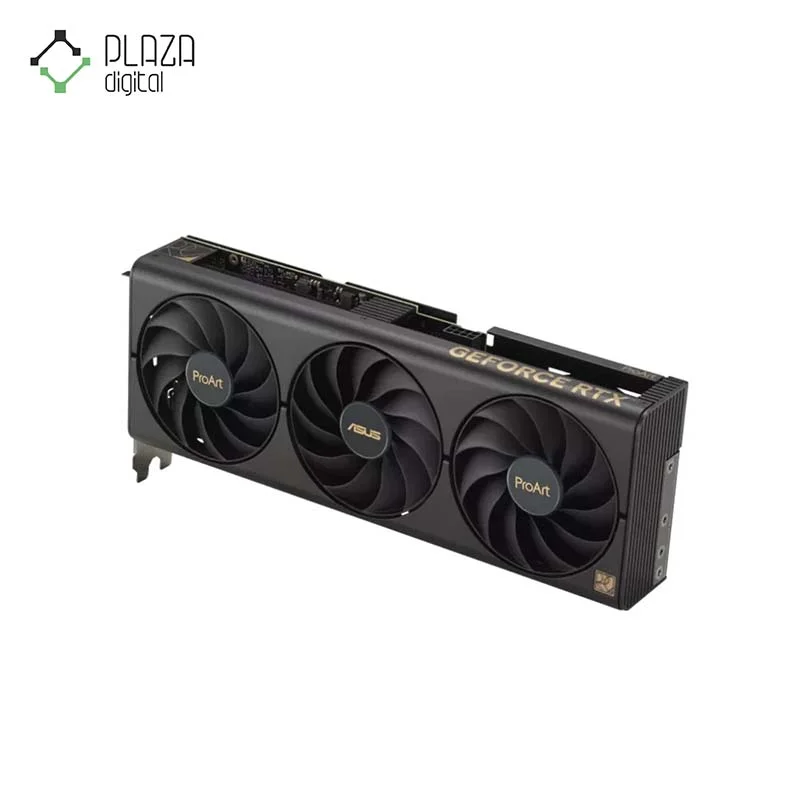 نمای سمت راست کارت گرافیک ایسوس مدل ProArt GeForce RTX 4070 OC Edition حافظه 12 گیگابایت