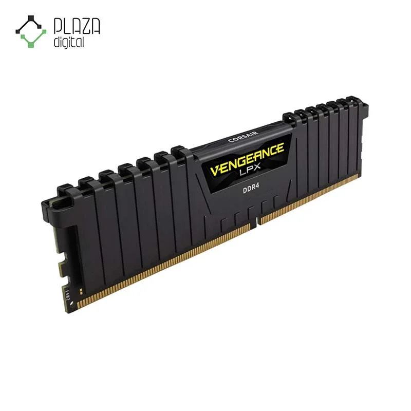 نمای بالا رم دسکتاپ DDR4 تک کاناله 3200 مگاهرتز کورسیر CL16 مدل Vengeance LPX ظرفیت 16 گیگابایت