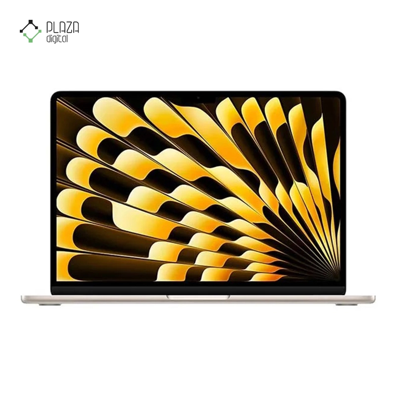 نمای رو به رو لپ تاپ اپل 13 اینچی مدل MacBook Air MRXU3 M3 8GB 512GB SSD 10-Core پلازا دیجیتال