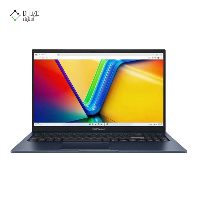 نمای رو به رو لپ تاپ ایسوس 15.6 اینچی مدل VivoBook 15 X1504VA i3 1315U 8GB 512GB SSD Intel HD پلازا دیجیتال