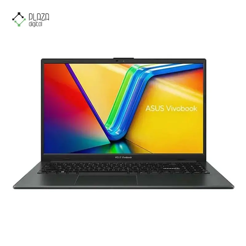 نمای جلو از لپ تاپ ایسوس 15.6 اینچی مدل VivoBook Go 15 L1504FA R3 7320U 8GB 512GB SSD AMD Radeon VEGA7 پلازا دیجیتال