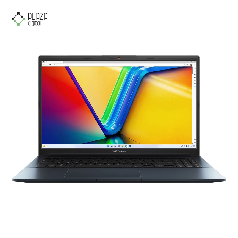 نمای جلو لپ تاپ ایسوس 15.6 اینچی مدل Vivobook Pro 15 OLED M6500XU R9 7940HS 16GB 1TB SSD RTX4050 پلازا دیجیتال