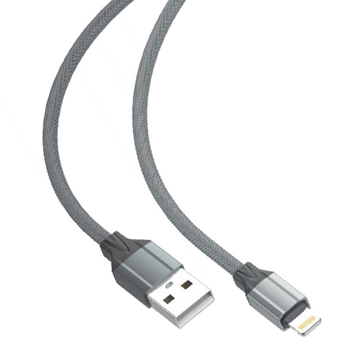 کابل تبدیل USB به لایتنینگ کینگ استار مدل K18 i طول 1 متر خاکستری پلازا دیجیتال