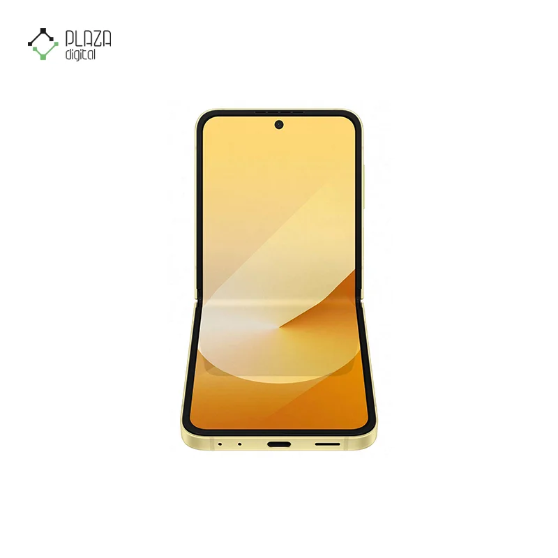 نمای نیمه باز گوشی موبایل سامسونگ مدل Galaxy Z Flip6 5G ظرفیت 256GB رم 12GB پلازا دیجیتال