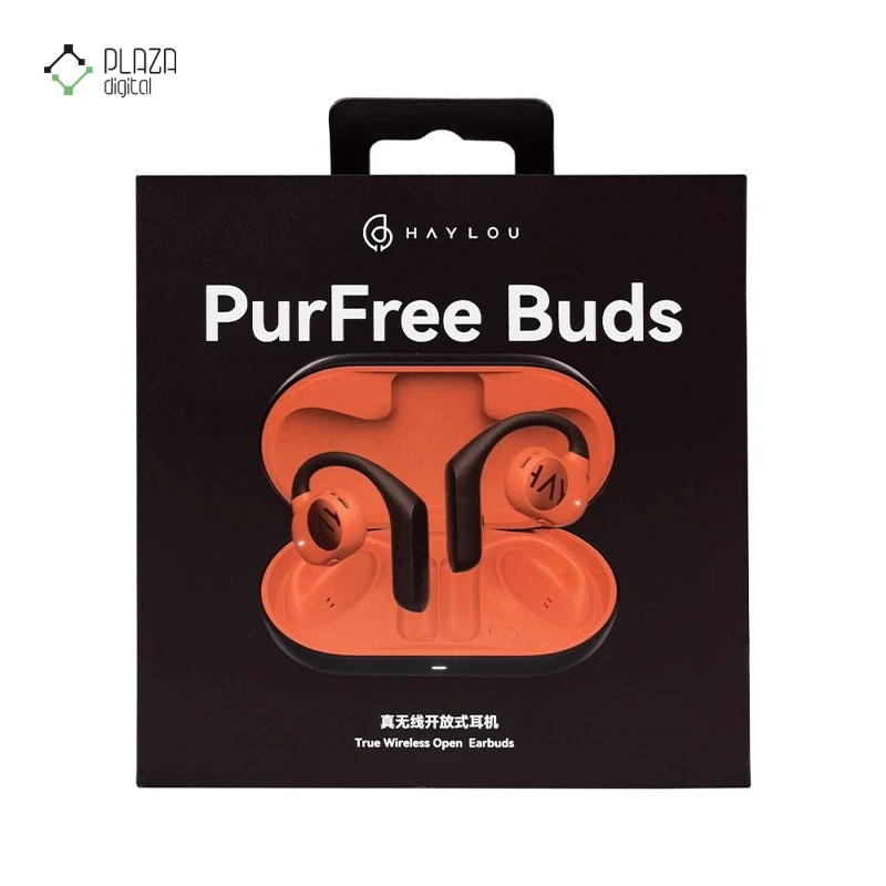 هندزفری بلوتوثی هایلو مدل Purfree Buds OW01 مشکی نارنجی پلازا دیجیتال